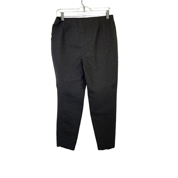 J. Jill Ponte Slim Leg Pant Size Medium Charcoal Gray - Picture 3 of 6